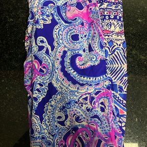 Lilly Pulitzer blue grotto legs sea bal Barbour Wide leg palazzo pants